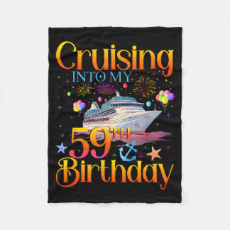 Couverture Polaire Naviguer jusqu'à mon 59e anniversaire Croisière 59