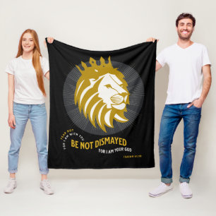 Couverture Polaire N'ayez Point Peur Ne Sois Pas Découragé Esaïe 41:1