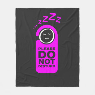 Couverture Polaire Ne Dérangez Pas Mon Sommeil