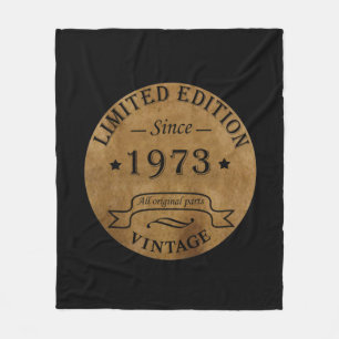 Couverture Polaire Né en 1973 anniversaire vintage