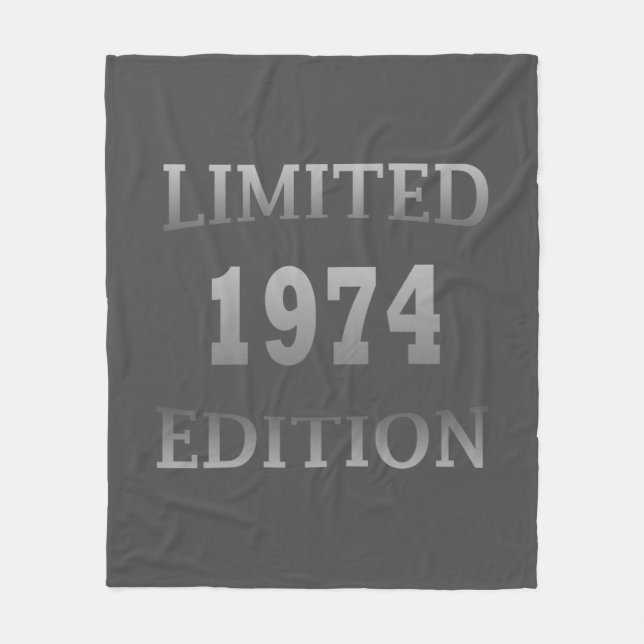 Couverture Polaire Né en 1974 cadeau d'anniversaire (Devant)