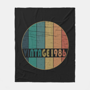 Couverture Polaire né en 1986 anniversaire vintage