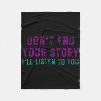 Couverture Polaire Ne mettez pas fin à votre histoire Je vous écouter