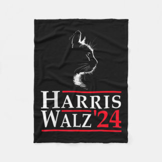 Couverture Polaire Ne pas revenir Kamala Harris Chat Lady 2024 Électi