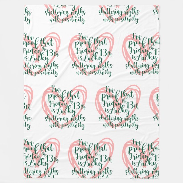 Couverture Polaire Né vendredi 13 (Devant)