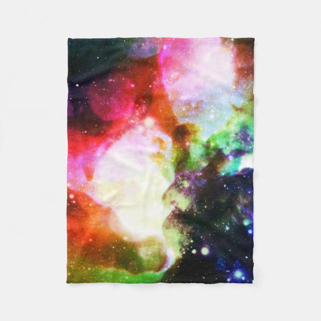 Couverture Polaire Nebula Galaxy arc-en-ciel (Devant)