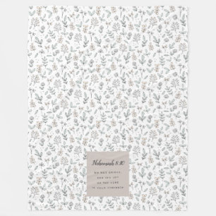 Couverture Polaire Néhémie 8:10 Écriture