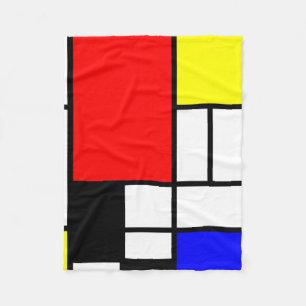 Couverture Polaire Néo--plasticism style de Mondrian