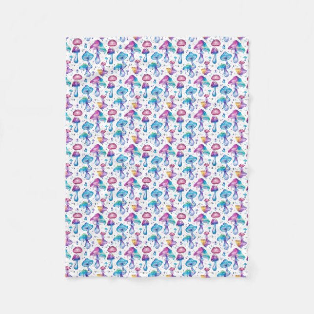 Couverture Polaire Neon Champhrooms Blanket en polaire - Trippy Psych (Devant)