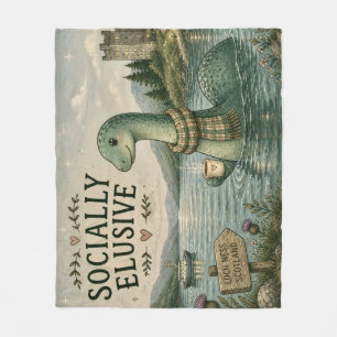 Couverture Polaire Nessie Cryptide Confortable Élusive Socialement Lo