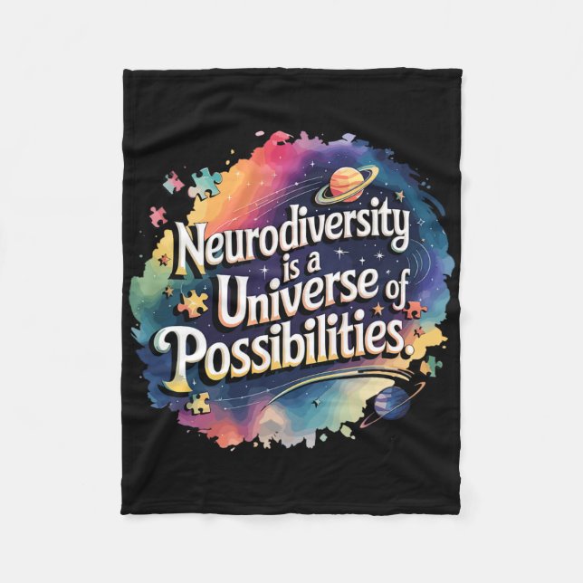 Couverture Polaire Neurodiversité Univers Des Possibilités Space Aut (Devant)