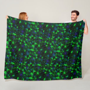 Couverture Polaire Neuron City Fleece Blanche
