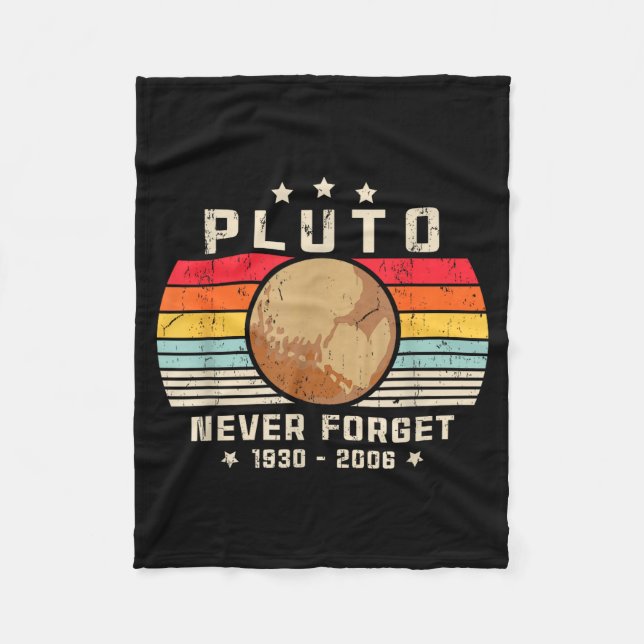 Couverture Polaire Never Forget Shirt. Retro Style Funny Space, Scien (Devant)
