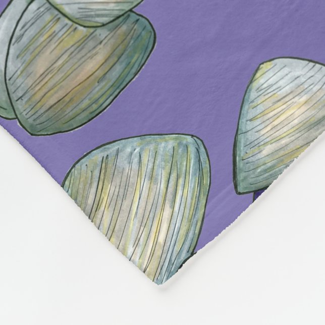 Couverture Polaire New England Clams Clambake Beach Summer Seafood (Coin)