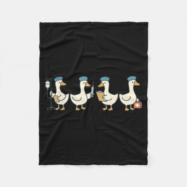 Couverture Polaire New nurse graduation goose school nursing  (Devant)