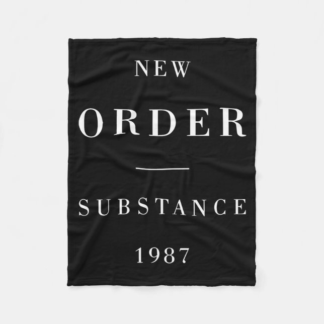 Couverture Polaire New Order Substance Hoodie  (Devant)