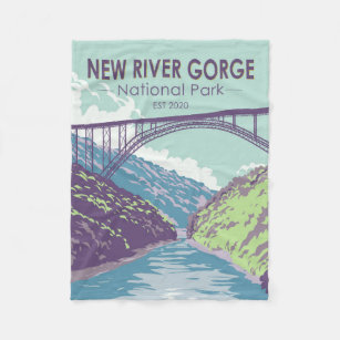 Couverture Polaire New River Gorge National Park West Virginia Bridge