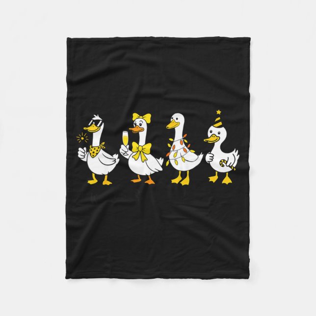 Couverture Polaire New Year Same Silly Goose Happy New Year 2026 Cele (Devant)