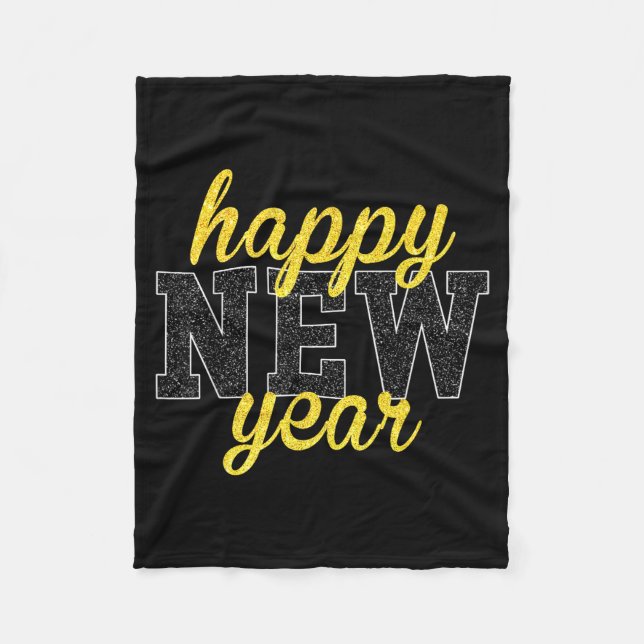 Couverture Polaire New Years Eve Party Supplies Nye Matching Happy Ne (Devant)