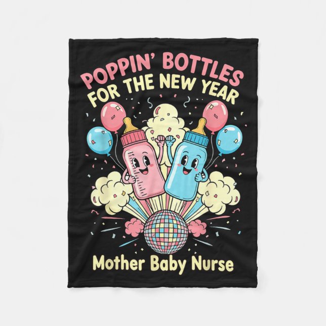 Couverture Polaire New Years Shirt, Nurse Png Bottles For The New Yea (Devant)