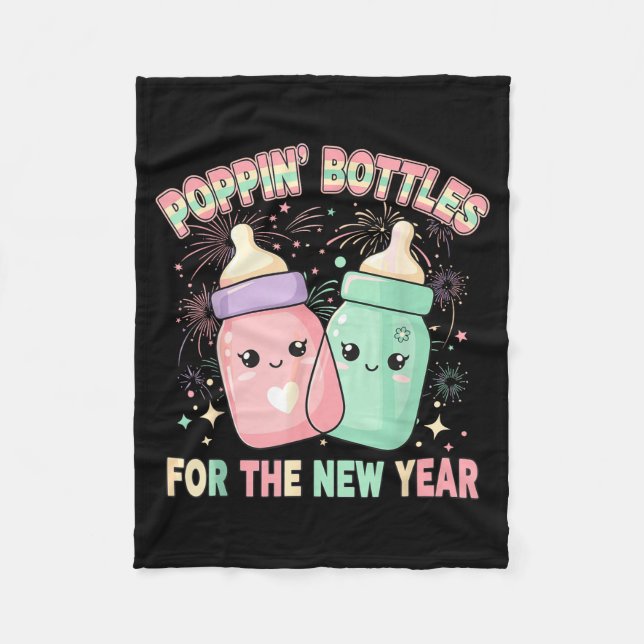 Couverture Polaire New Years Shirt, Nurse Png Bottles For The New Yea (Devant)