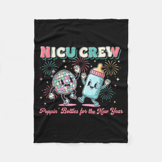 Couverture Polaire New Years Shirt, Nurse Png Bottles For The New Yea (Devant)