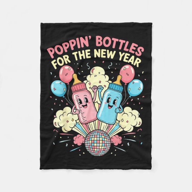 Couverture Polaire New Years Shirt, Nurse Png Bottles For The New Yea (Devant)