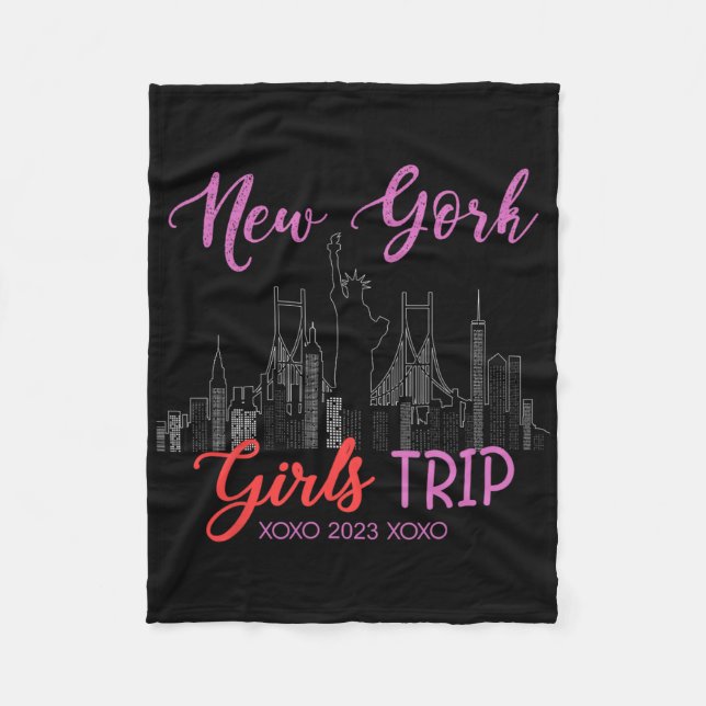 Couverture Polaire New York Girls Trip 2023 Nyc Vacation 2023 Ladies  (Devant)