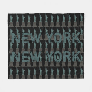 Couverture Polaire New York Souvenir Blanket Statue de la Liberté Déc
