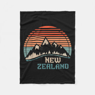 Couverture Polaire New Zealand Mountain Hiking Gift New Zealand 