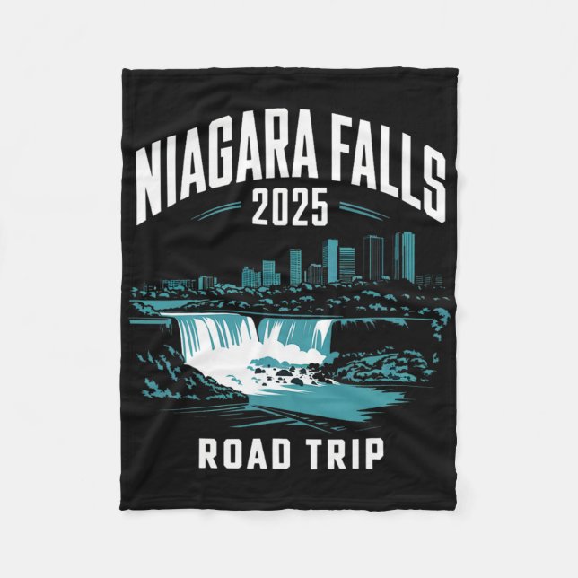 Couverture Polaire Niagara Falls Road Trip 2025 Voyage en famille ami (Devant)