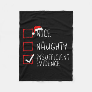 Couverture Polaire Nice coquine insuffisance de preuves Noël père Noë