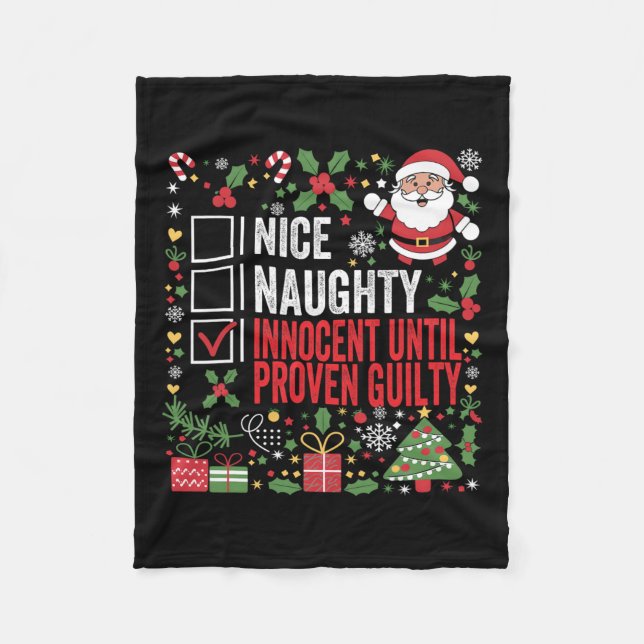 Couverture Polaire Nice Naughty Innocent Jusqu'À La Culpabilité Prove (Devant)