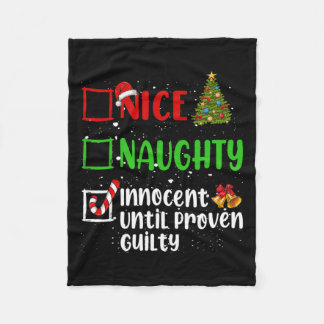 Couverture Polaire Nice Naughty Innocent Jusqu'À La Culpabilité Prove
