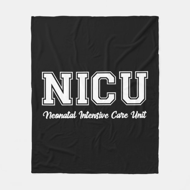 Couverture Polaire NICU Nurse design Cadeau pour femmes (Devant)