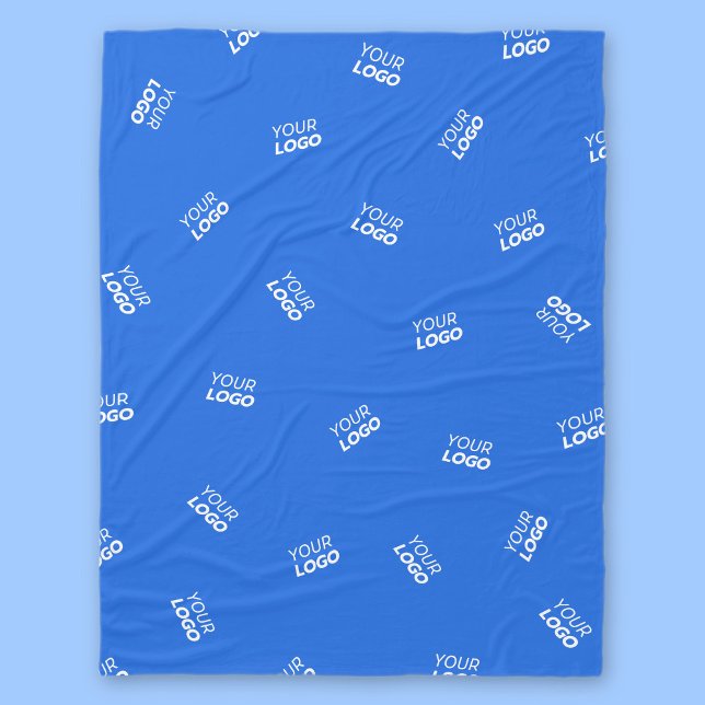 Couverture Polaire N'importe quel logo ou image téléchargée | Motif d (Créateur téléchargé)