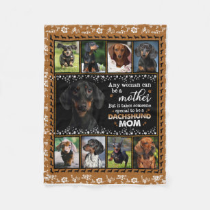 Couverture Polaire N'Importe Quelle Femme Peut Être Un Dachshund Mama