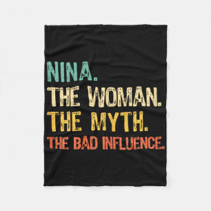 Couverture Polaire Nina La Femme Le Mythe La D Influence Drôle Rétr