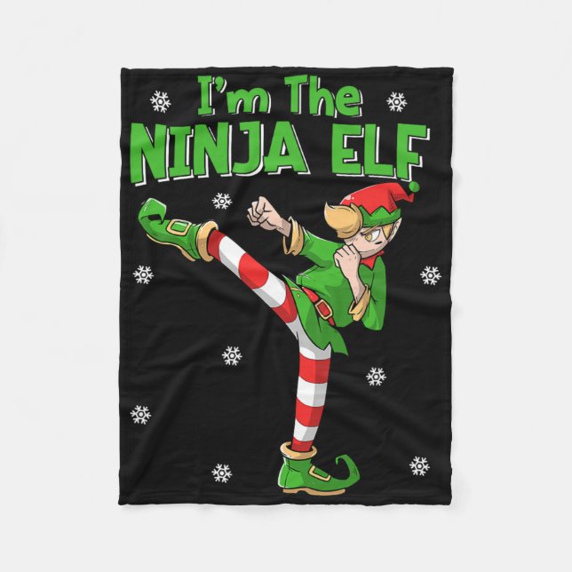 Couverture Polaire Ninja Elf Karate Taekwondo Martial Arts Mixed mart (Devant)