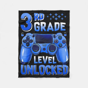 Couverture Polaire Niveau 3e année Débloqué Gamer Premier Jour D'écol
