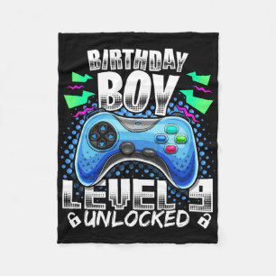 Couverture Polaire Niveau 9 Débloqué Jeu Vidéo 9e Anniversaire Gamer