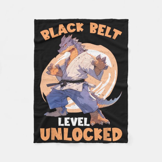 Couverture Polaire Niveau de ceinture noire déverrouillé (Devant)