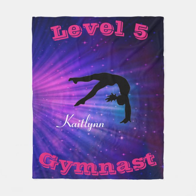 Couverture Polaire Niveau de gymnastique Starburst (N'importe quel no (Devant)