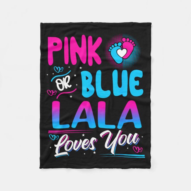 Couverture Polaire Nk Or Blue Lala Loves You New Baby  (Devant)