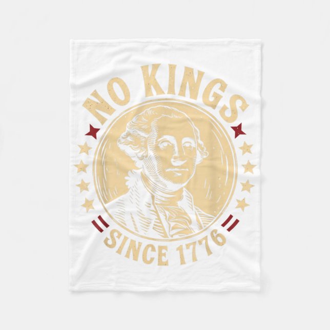 Couverture Polaire No Kings In America 1776 Save Democracy United Sta (Devant)