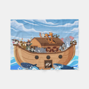 Couverture Polaire Noah's Ark Fleece Blanket pour enfants
