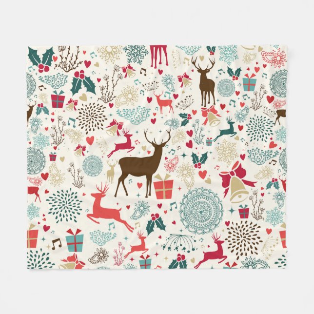 Couverture Polaire Noël (Devant (Horizontal))