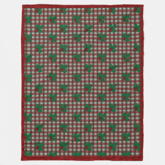 Couverture Polaire Noël 1940 En vichy Throw Blanket