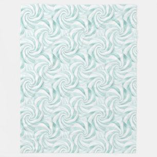 Couverture Polaire Noël à la menthe d'Aqua
