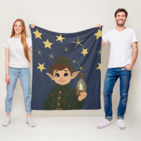 Noël Adorable Elfe et Nuit Étoilée
